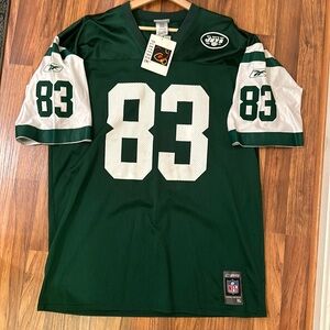 NWT NEW YORK JETS #83 SANTANA MOSS JERSEY MENS XL #LetsGoJets